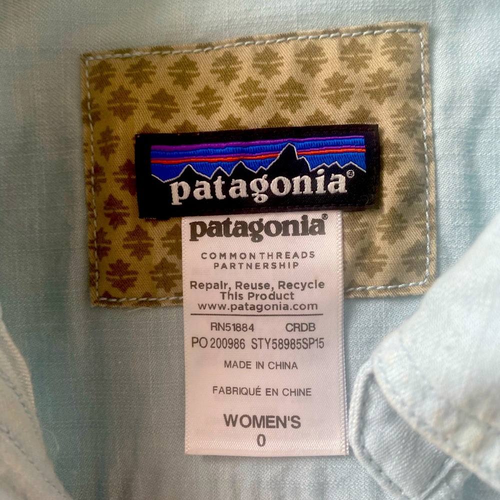 Patagonia button up dress